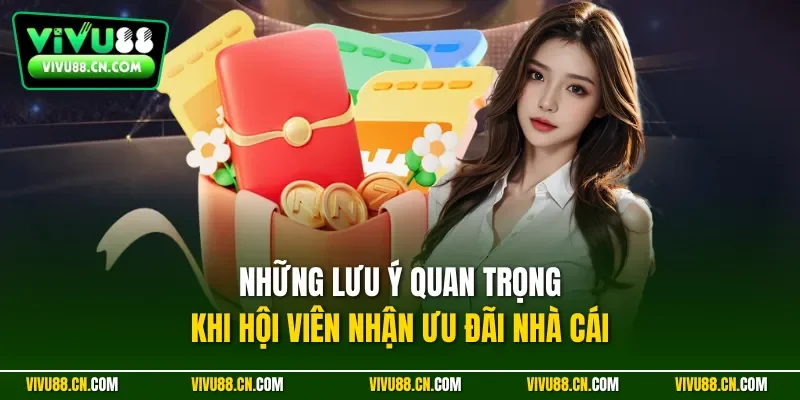 Những lưu ý quan trọng khi hội viên nhận ưu đãi nhà cái